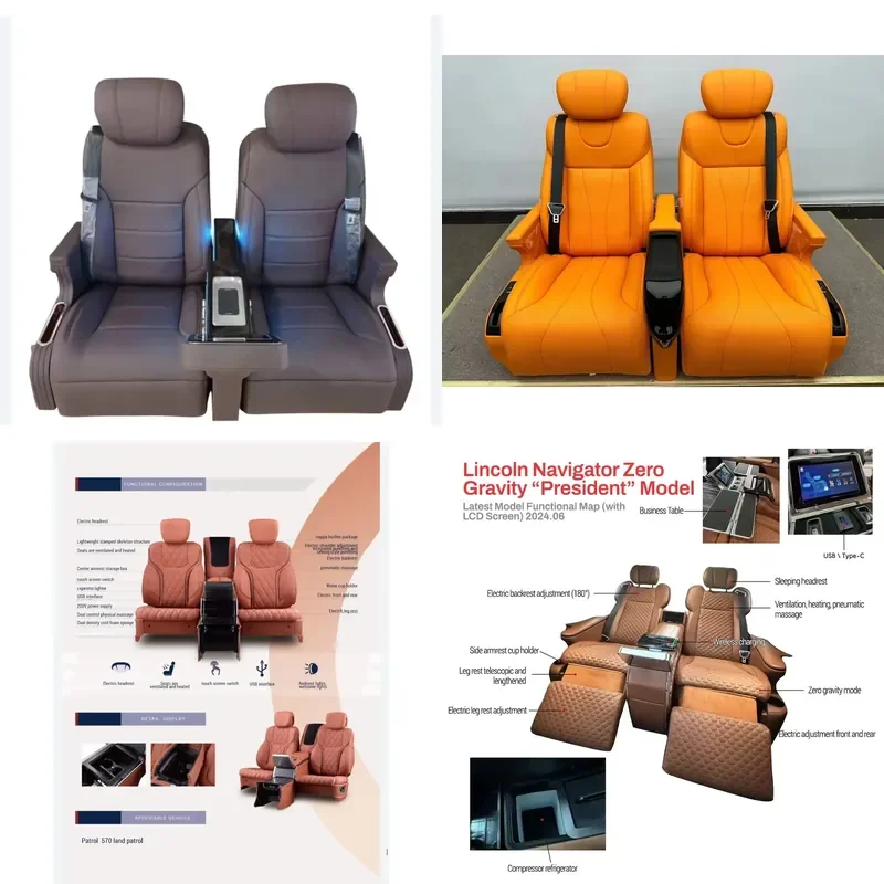 [2026] Custom-shaped Complete Interior Upgrade for cadi llac Escalade SUV Electric Partitions Folding Tables Sport Seats