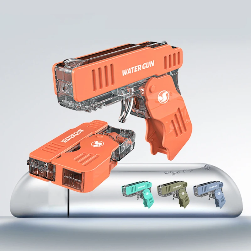 Summer Water Gun Water Beach Toy Creative Folding Water Gun Children Water Gun Toy Outdoor Mini Water Spray Gun Toys Gifts