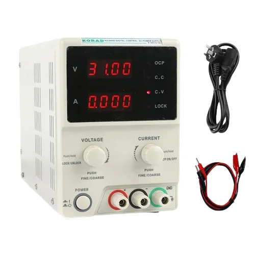 KD3005D/KD3003D High Precision Laboratory Digital Adjustable Linear DC Power Supply 30V 5A 3A Digital Regulated Lab Grade