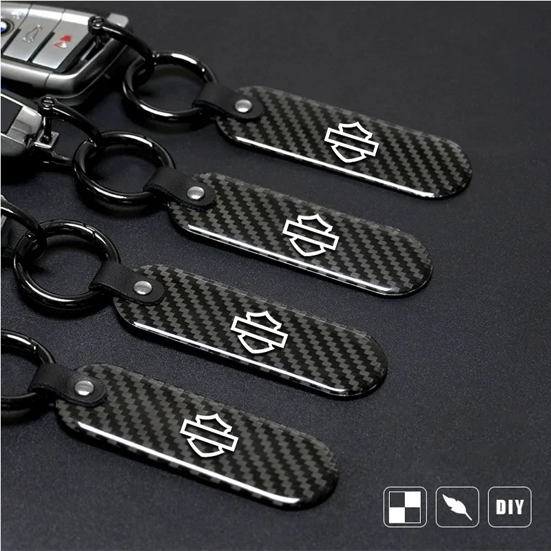 For Harley Pan America ADV 1250 PA1250 PANAMERICA Special Motorcycle Key Chain Carbon Fiber Keychain 2025 Logo Gift