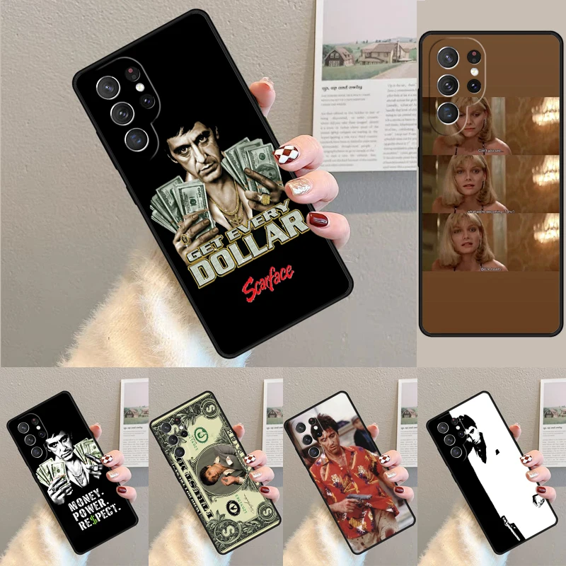 Scarface Tony Montana TPU Phone Case For Samsung Galaxy note 10 pro S26 S25 S24 S23 S22 Ultra Plus S21 FE S20 Shockproof Cover
