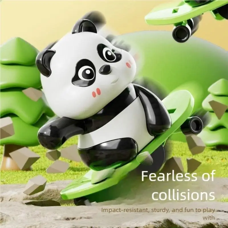 Mooi Panda Sports Ornament, Skateboarding Jump Rope Creatief ornament, vakantiegeschenk voor kinderen en volwassenen F19F