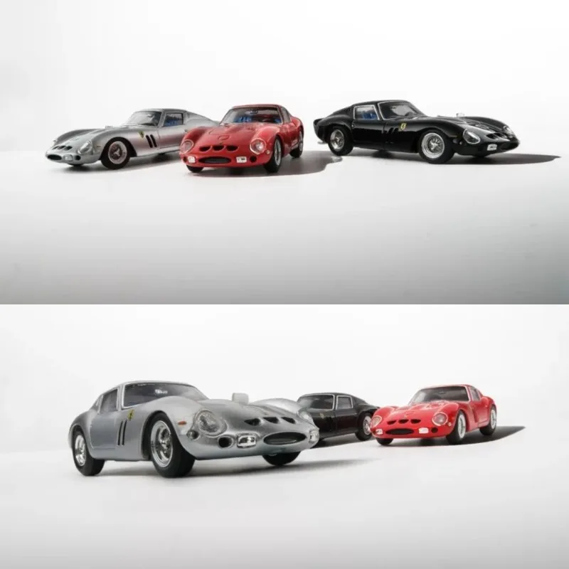 CL moulé sous pression 1/64 échelle Ferrari 250 GTO capot d'ouverture modèle de collection alliage modèle de voiture jouets pour garçons cadeau enfants jouets garçons