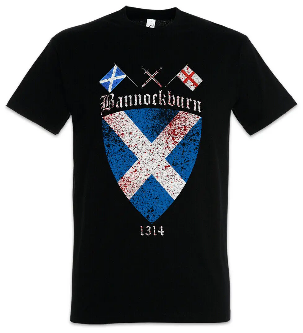 

Robert 1314 Flag Scotland Bruce Scottish Bannockburn Battle T Shirt. Short Sleeve 100% Cotton Casual T-shirts Loose Top S-3XL