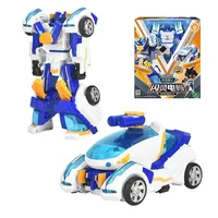 New Galaxy Detectives Tobot V Deformation Robot to Car Toy Korea Cartoon Brothers Anime Car Toys