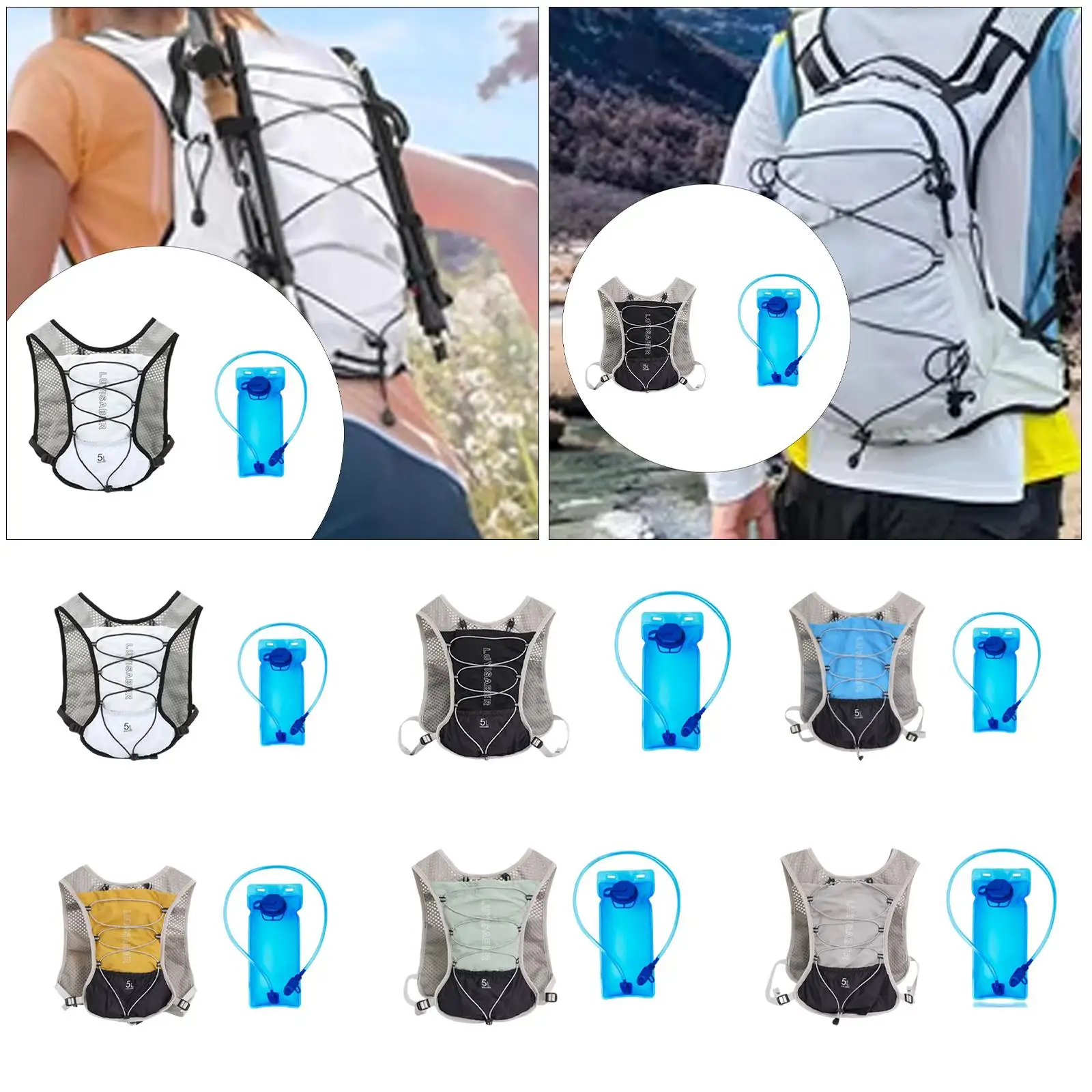 

Hydration Pack with 2L Water Bladder for Outdoor Activities And Sports