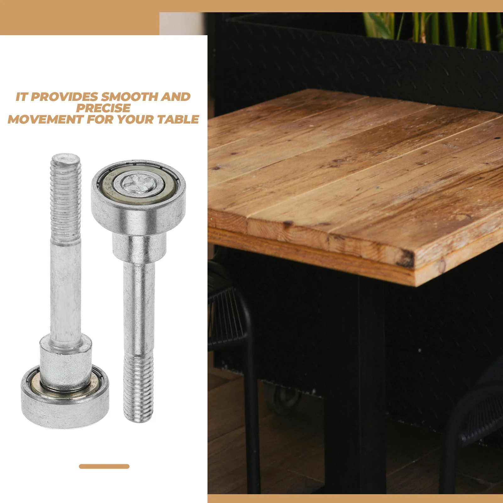 

6Pcs Dining Table Bearing Adjustable Furniture Hardware Bearing Replacement Repair Parts for Dining Table Accessories