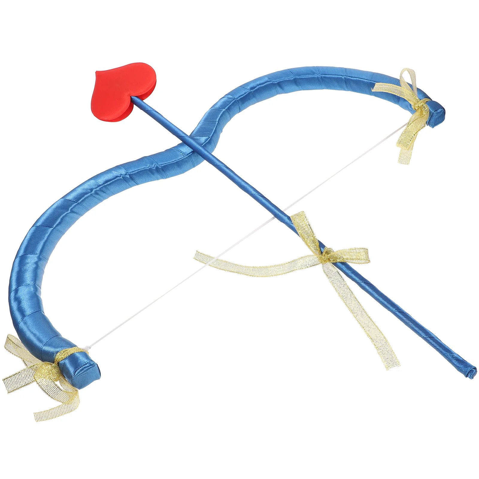 1 セットキューピッドアロー弓再利用可能な軽量耐久性のあるバレンタインパーティー用品コスプレ衣装小道具アクセサリー男性女性のための