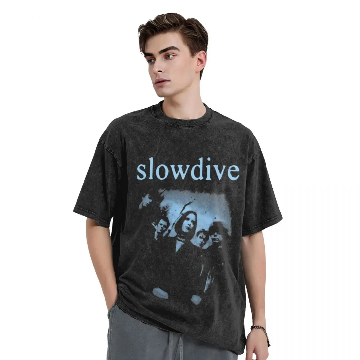 Graphic Slowdive English rock band T-Shirt basketball graphic tees summer top mens t shirts