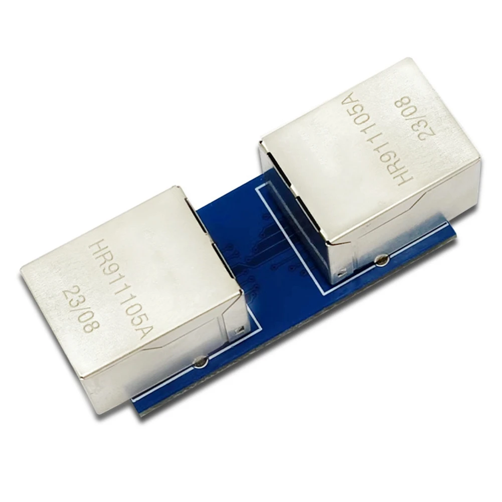 A51I Gigabit Ethernet-kabeladaptermodule Netwerkkabel Verlengconnector RJ45-adapter Netwerk Straight-Through-connector