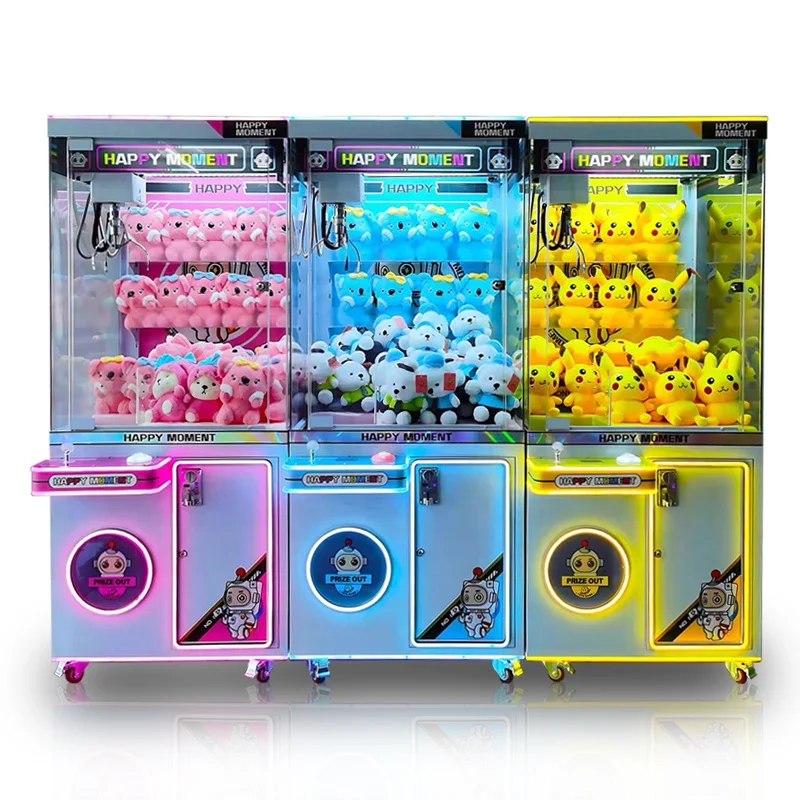 

Plush Toy Grabbing Vending Claw Crane Game Machine With Bill Acceptor