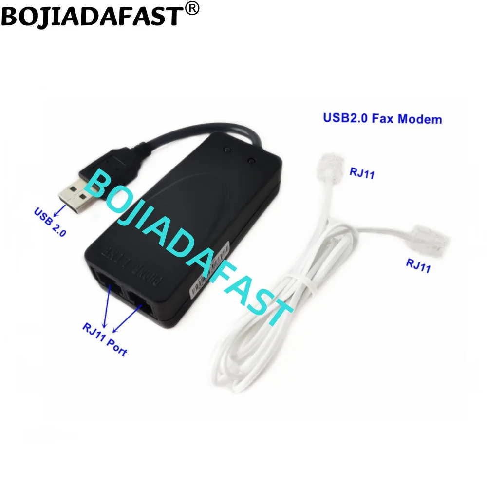 

Разъем USB 2.0 к 2 факс-модема RJ11, идентификатор вызывающего абонента 56 Кбит/с V.92 V.90 Conexant CX93010 Поддержка WIN 11 10 8 7 Linux