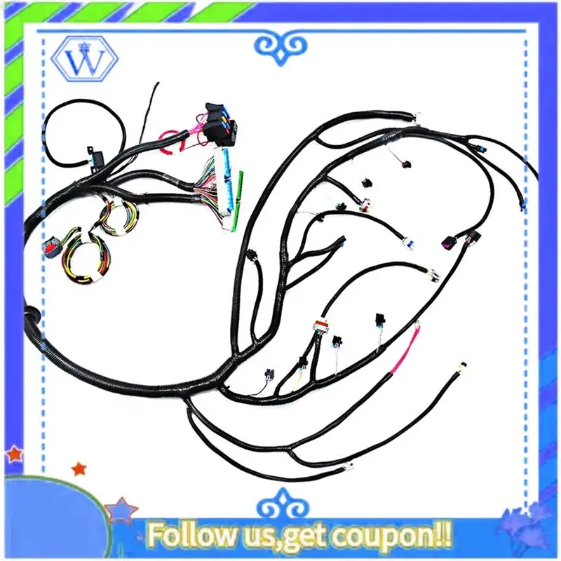 

M46K-LS1 4L60E / LS1-4L60E Stand Alone Wiring Harness For LS SWAP 4.8 5.3 6.0 1997-2006 Drive By Cable DBC