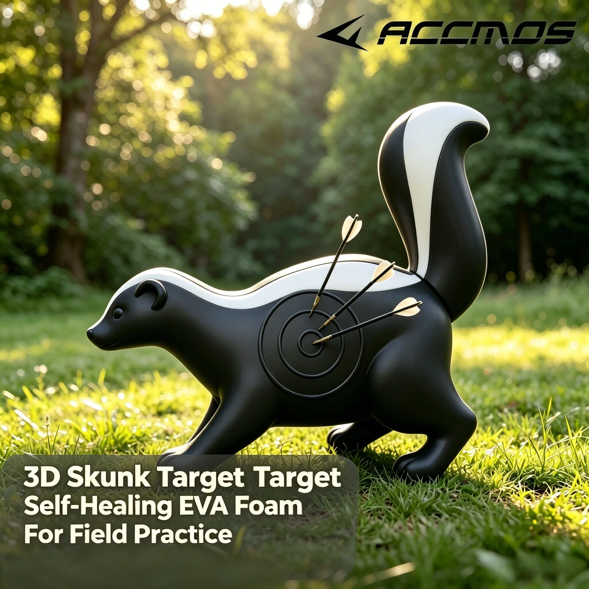1PC 3D Animal Archery Target EVA Foam Reactive Simulation for Archery Practice Shooting Practice Outdoor Archery Training