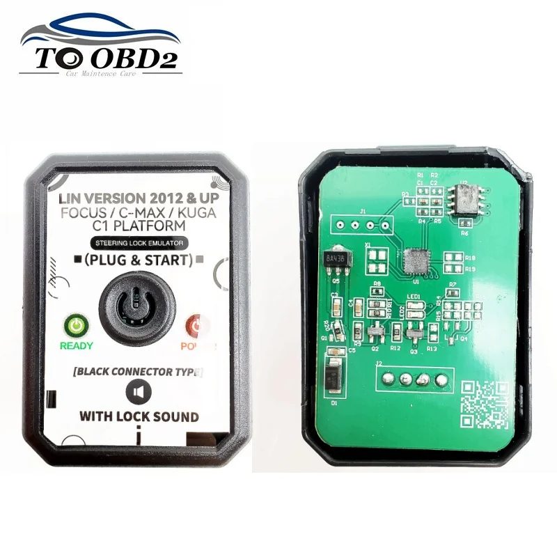 

NEW For Ford Focus C-Max Kuga C1 Platform Steering Lock Emulator Simulator with Sound Plug And Play Car Accessory