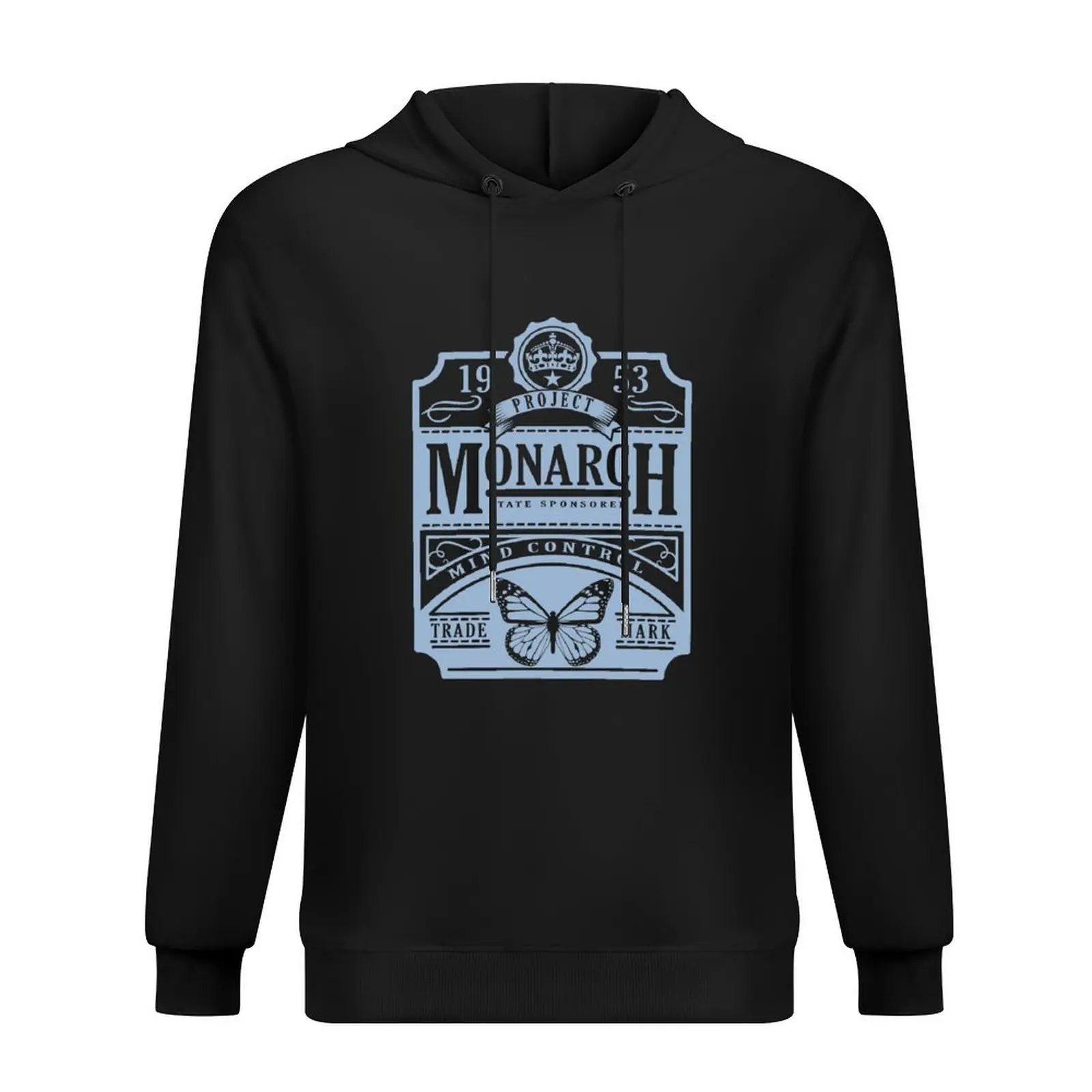 

MONARCH MIND CONTROL (BLUE) Hoodie autumn hooded shirt men clothing men's clothing hoodie man