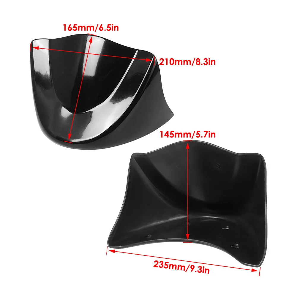 Motorcycle Front Chin Spoiler Air Dam Fairing Cover for Harley Dyna Fat Bob FXD FXDF 2006-2017