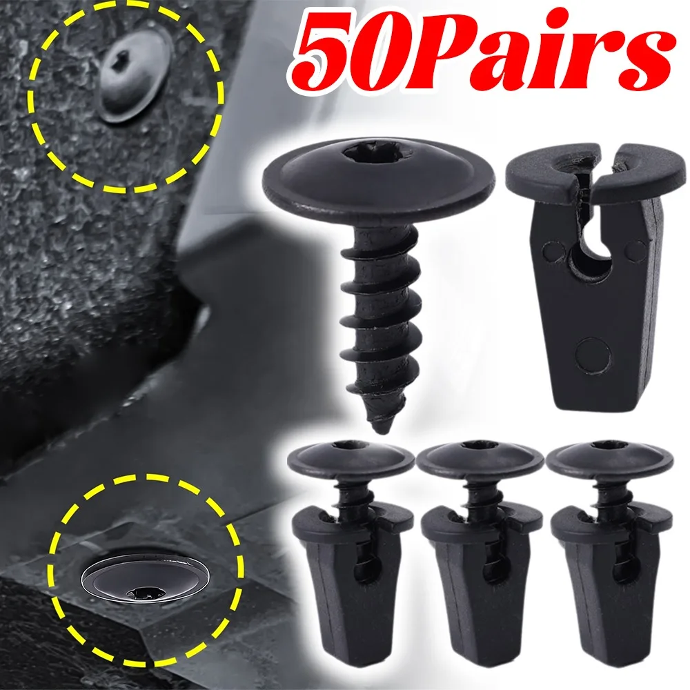 Car Mudguard Liner Fastener Screw Engine Cover Undertray Splashguard Wheel Arch Torx Screw Retainer Clips Bolt for VW Audi Seat
