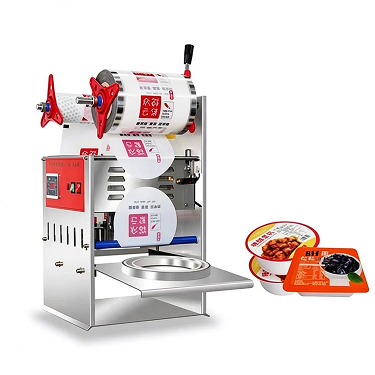 Fast Food Plastic Tray Sealer Machine Manual Electric Food Tray Sealing Machine/ Semi-automatic Tray Sealing Machine