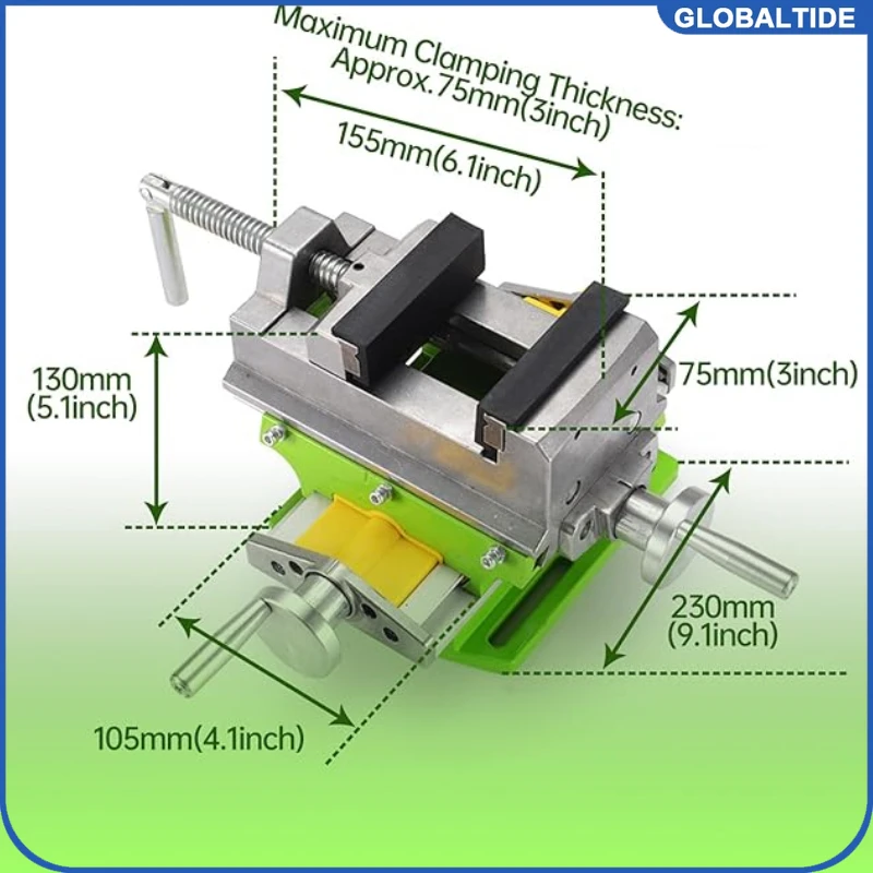 3-Inch Cross-Slidin…