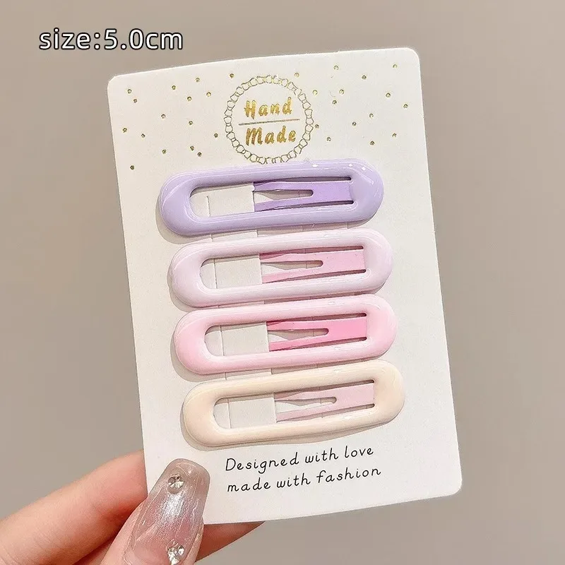 

Детские заколки для волос из морской пены, синие заколки из кожи аллигатора со звездами и сердечками, зажимы без вмятин для девочек, гипоаллергенные заколки с боковой челкой