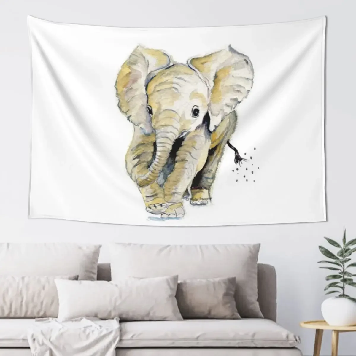 

Baby Elephant Tapestry Decoration Wall Home Decoration Accessories Tapestry