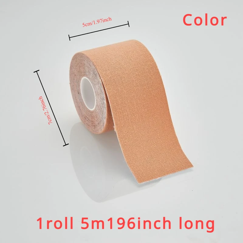 WorthWhile 5cm*5m Pre Cut Kinesiology Tape Athletic Recovery Elastic Tape Muscle Pain Relief Kneepads Fitness Sports Protector