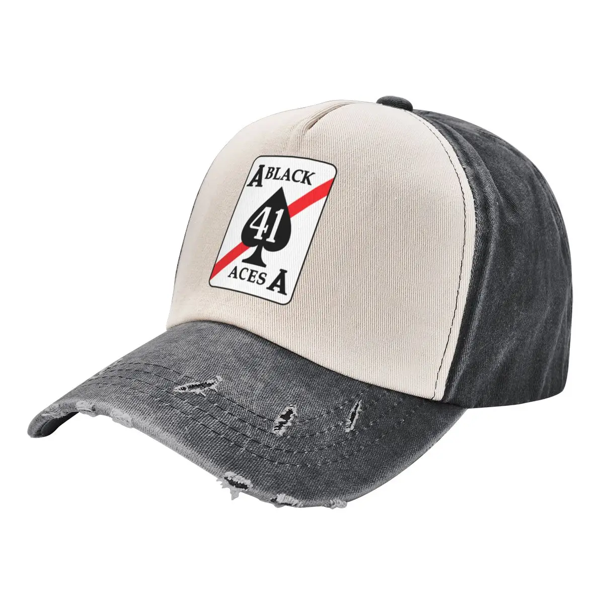 Strike Fighter Squadron 41 (VFA-41), Black Aces Baseball Cap Hood Streetwear Beach Outing hard hat Men Women's