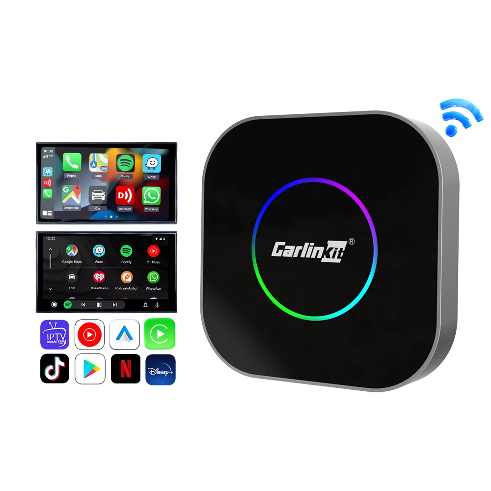 Stable Carlinkit Android System in Car Multimedia Massive Apps Video Box 64Gb Carplay Wireless Adapter Android 13 Tbox Car Play