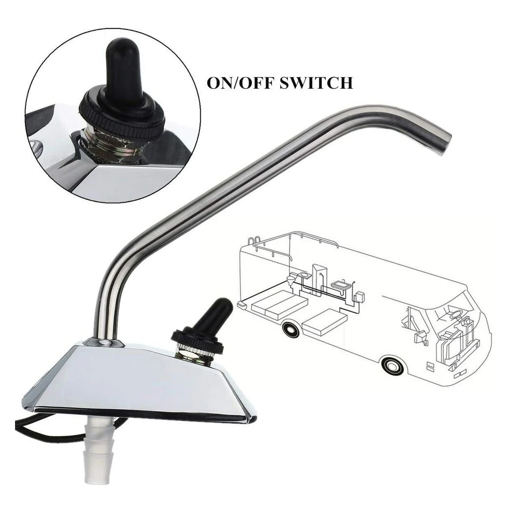 360  Spin Faucet Tap And  Switch Faucet Tap Electric Water Pump Faucet Tap Switch 12V DC