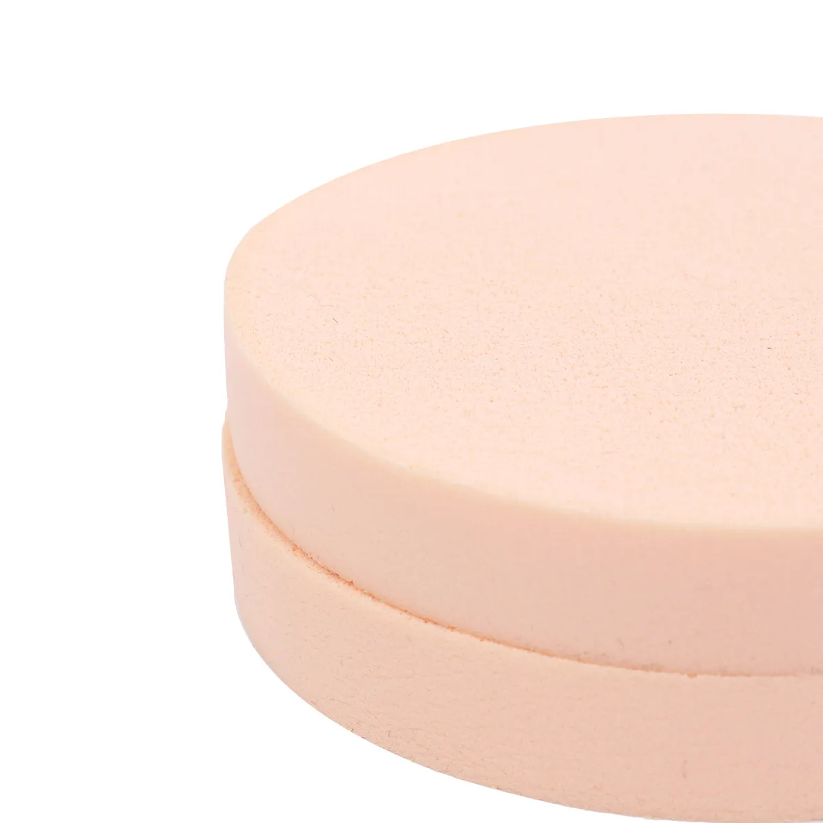 12Pcs Beauty Powder Puff Skin Color Dry Wet Makeup Sponge Round Square Large Size for Face Salon Travel