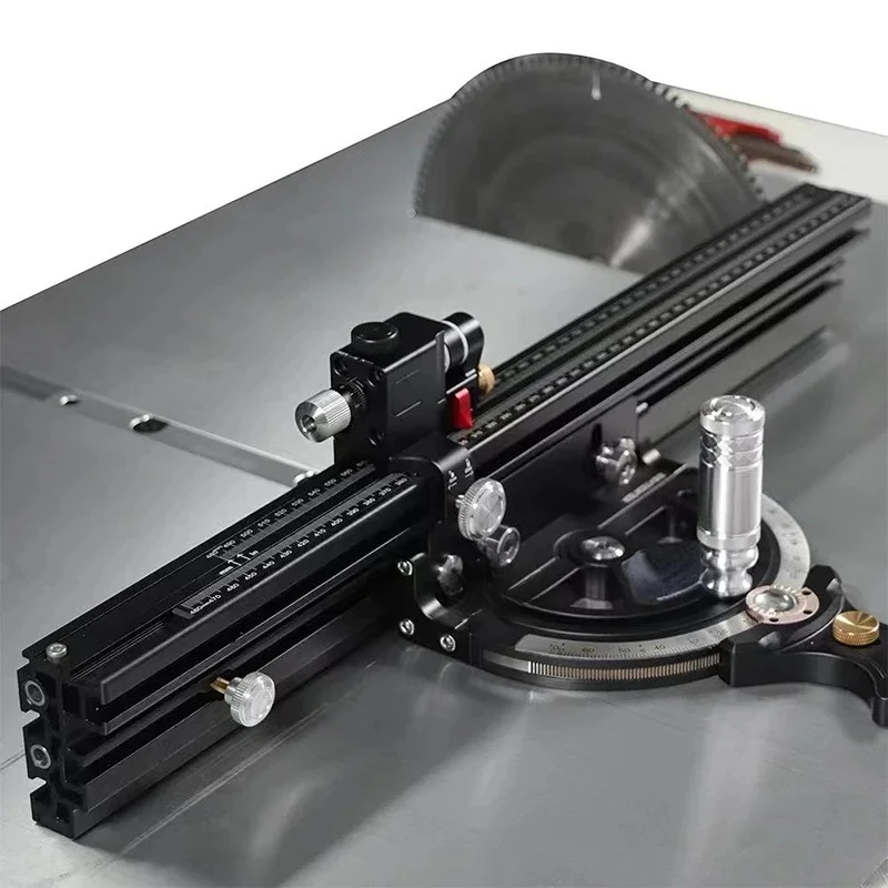 Woodworking table worktable scale push table saw support limit ruler modified push table auxiliary tools