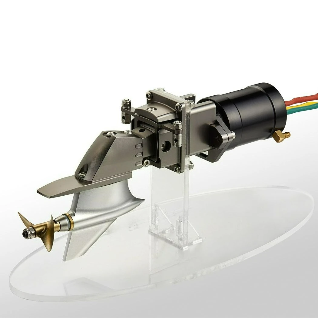 Sistema de propulsión Stern Powertrain P1 para simulación de remo con timón de proa incorporado, modelo de sistema de propulsión para barcos