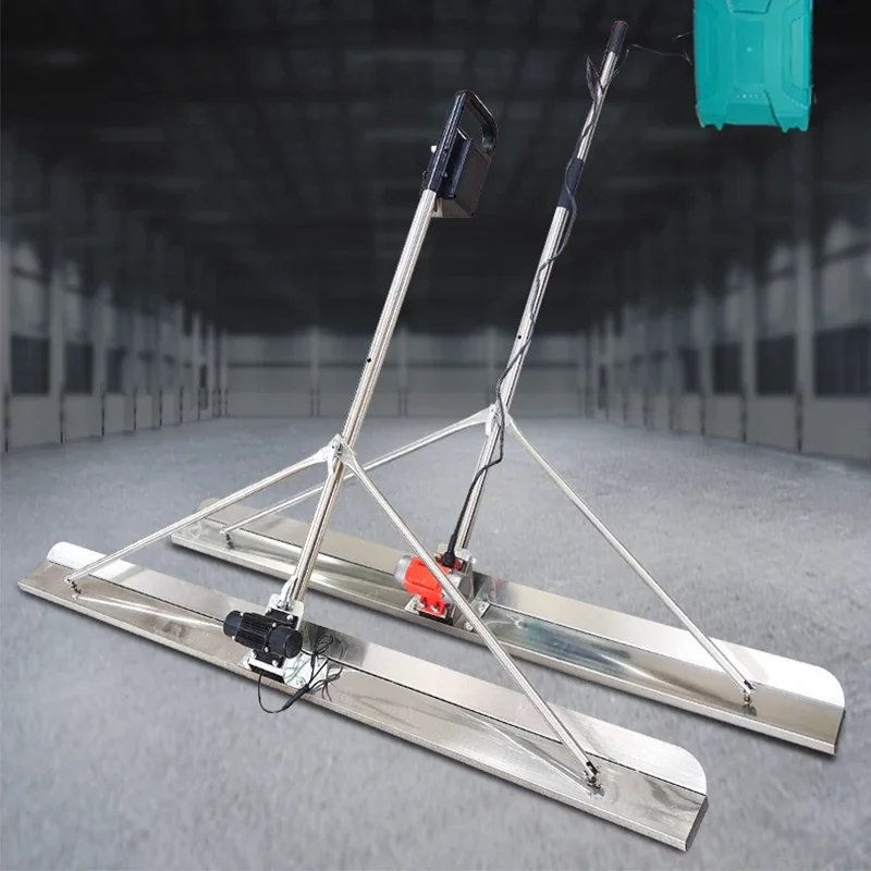 Concrete Electric Scraper Cement Leveler Flat Plate Vibrator Lithium Battery Vibrating Screed Finishing Machine