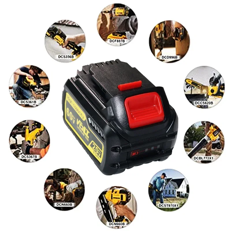 NEW 9000mAh 60V Battery for Dewalt DCB200 DCB606 DCB609 DCB205 DCB206 DCB209 DCB182 Power Tool Battery