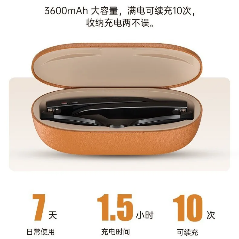 AI smart camera glasses real-time translation bluetooth high definition recording glasses