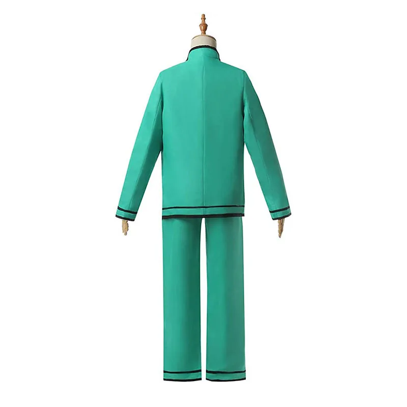 Anime Saiki Kusuo Het Rampzalige Leven K.-Nan Cosplay Pruiken Kostuums Uniform Tops Broek Hoofddeksels Bril Uniform Cos Rekwisieten Pruiken