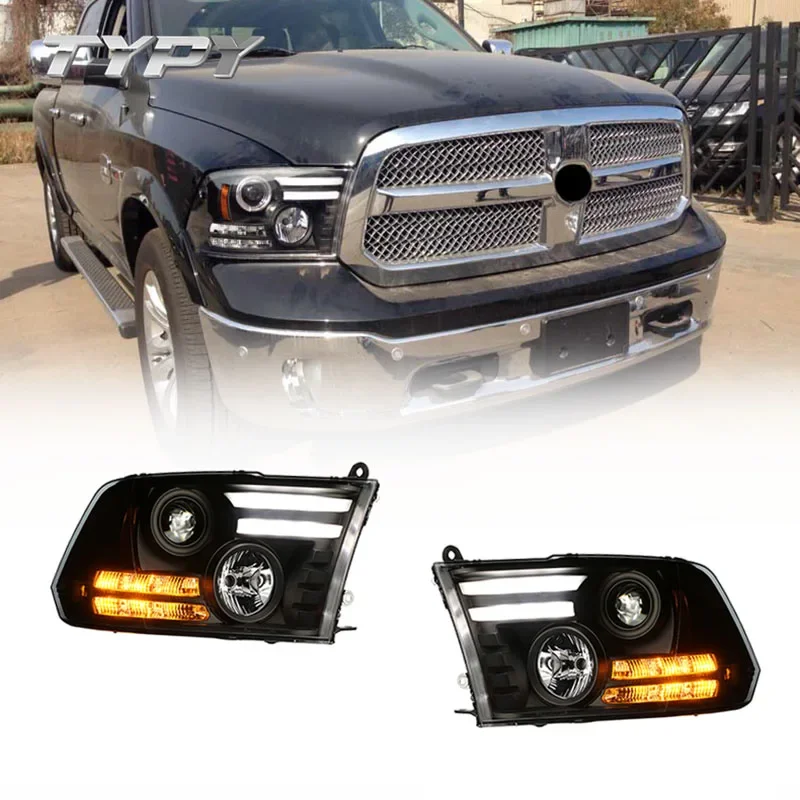 Car Headlights lamp Modified LED DRL  Lamp  light For Dodge Ram 1500 2013-UP