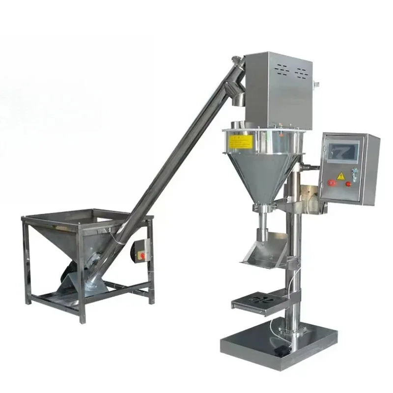 Semi-automatic auger powder filling machine spice bag multi-functional packaging machine