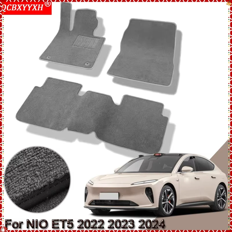 

Автомобильные коврики на заказ, водонепроницаемые нескользящие коврики, внутренняя защита, ковры, автоаксессуары для NIO ET5 2022 2023 2024