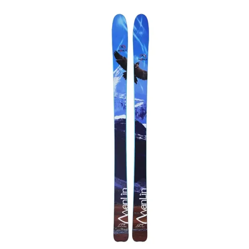 Rocker Extruded Base Freeride Skis for Skiing in Winter