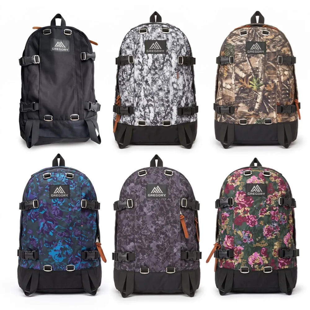 GREGORY Casual Backpack Multifunctional Sports Commute Casual Backpack for Men Women Tearproof Nylon Outdoor Travel Daypack