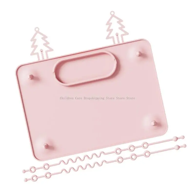 Interaktive Babynahrungsteller Futter Safer Silikonsaugmatte für Haus Freien