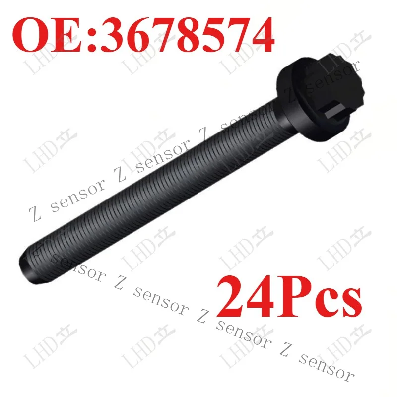 Z+ 24 Pcs Connecting Rod Bolts 3678574 For ISX15 QSX15 Cummins Engine