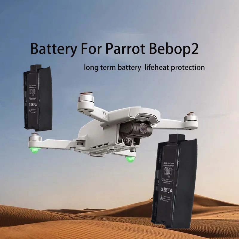 Akumulator do papugi Bebop 2 11.1V 4000MAh o wysokiej wydajnoลci, o niskim poziomie drenaลผu, przeciwwybuchowy, wysokiej wysokiej jakoลci bateria