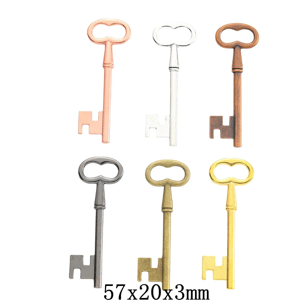 15pieces (key) vintage zinc alloy charm metal pendant DIY jewelry discovery making accessories 1922