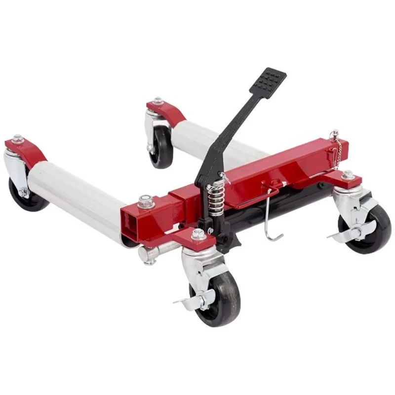Aluminum alloy hydraulic automatic mobile cart set 4-piece set with universal caster full set with bracket CE certification