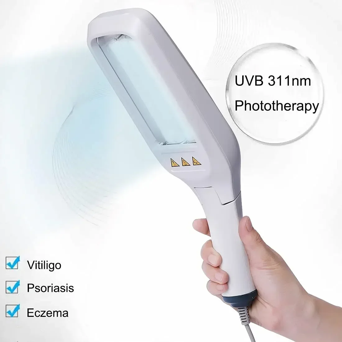 light therapy device 311nm led uv light therapy device uvb phototherapy handheld psoriasis vitiligo - view 2