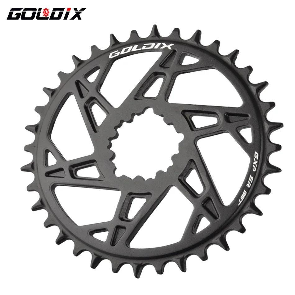 GOLDIX GXPBicycle Chainring 32/34/36/38/40T Wide Narrow Chainwheel Crankset Crown for Sram DUB 11/12S   Single Disc