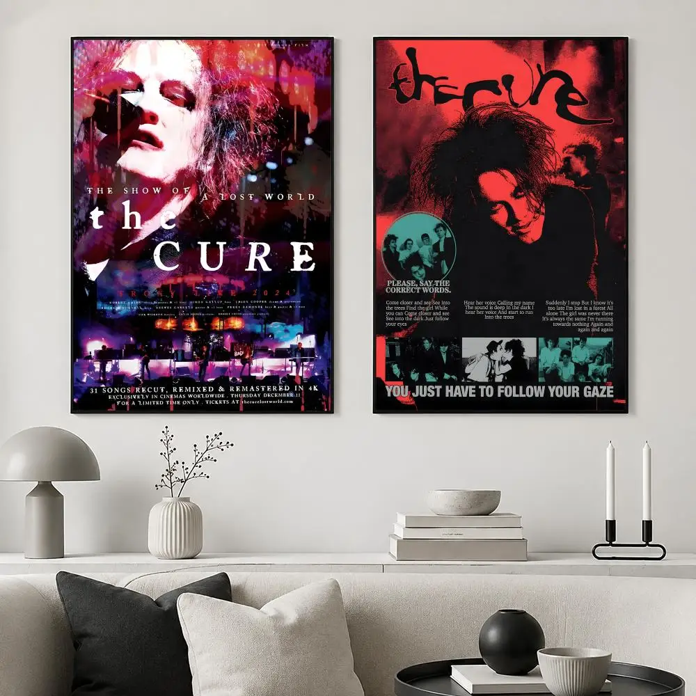 Band The Cure Poster Home decor posters for bedrooms and living rooms—high-definition cartoon movie-themed wall art.
